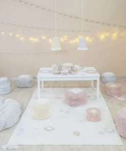 Lorena Canals Doudou Guimauve Coton Bleu 18xØ27 -Maisons du Monde boutique doudou guimauve coton bleu 18xoe27 5