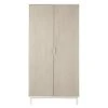 Maisons Du Monde Dressing 2 Portes Battantes Sculptées Blanche Et Beige