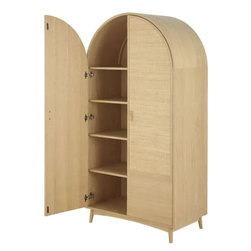 Maisons Du Monde Dressing 2 Portes Cannage En Rotin 4 Maisons Du Monde Dressing 2 Portes Cannage En Rotin - Image 2