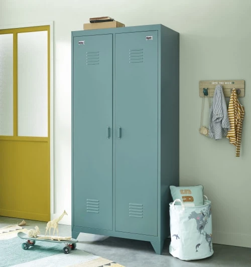 Maisons Du Monde Dressing 2 Portes En Métal Vert Foncé 6 Maisons Du Monde Dressing 2 Portes En Métal Vert Foncé - Image 4