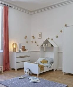 Galipette Dressing Cabane 3 En 1 En Bois Blanc 165cm 6 Galipette Dressing Cabane 3 En 1 En Bois Blanc 165cm -Maisons du Monde boutique dressing cabane 3 en 1 en bois blanc 165cm 1