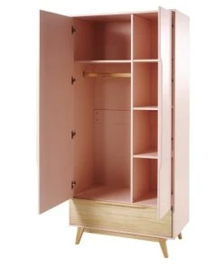 Maisons Du Monde Dressing Vintage 2 Portes 1 Tiroir Rose Clair -Maisons du Monde boutique dressing vintage 2 portes 1 tiroir rose clair 1000 7 38 181873 3