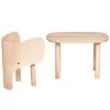 Lignea Kids Ensemble Chaise Et Table éléphant En Bois De Hêtre
