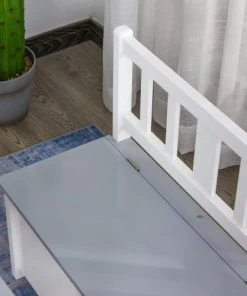 HOMCOM Ensemble De Table Et Chaises Enfant De 4 Pièces Blanc Gris -Maisons du Monde boutique ensemble de table et chaises enfant de 4 pieces blanc gris 3