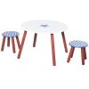 HOMCOM Ensemble Table Et Chaises Enfant Motif étoilé Bois Bleu Blanc 1 HOMCOM Ensemble Table Et Chaises Enfant Motif étoilé Bois Bleu Blanc -Maisons du Monde boutique ensemble table et chaises enfant motif etoile bois bleu blanc