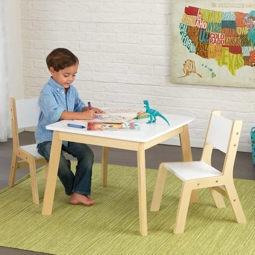 KidKraft Ensemble Table Moderne Et 2 Chaises 5 KidKraft Ensemble Table Moderne Et 2 Chaises - Image 3
