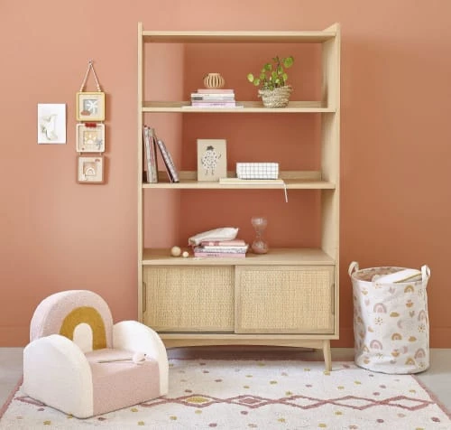 Maisons Du Monde Etagère 2 Portes Coulissantes Cannage En Rotin 4 Maisons Du Monde Etagère 2 Portes Coulissantes Cannage En Rotin – Image 2