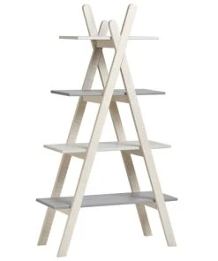 Altobuy Etagère 4 Niveaux Structure Bois Et Plateaux Mdf