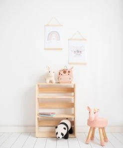 Crochetts Étagère à Livres Montessori Blanca Pin Naturel -Maisons du Monde boutique etagere a livres montessori blanca pin naturel 2