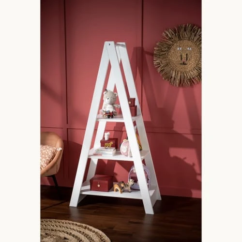 Sauthon Etagère Bibliothèque 45x170x91cm Blanc 5 Sauthon Etagère Bibliothèque 45x170x91cm Blanc - Image 3