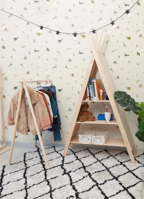 RNT By Really Nice Things Étagère Bibliothèque En Pin Massif Couleur Naturel Forme De Tipi 5 RNT By Really Nice Things Étagère Bibliothèque En Pin Massif Couleur Naturel Forme De Tipi - Image 3