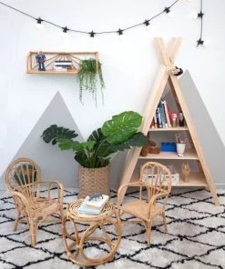 RNT By Really Nice Things Étagère Bibliothèque En Pin Massif Couleur Naturel Forme De Tipi 11 RNT By Really Nice Things Étagère Bibliothèque En Pin Massif Couleur Naturel Forme De Tipi -Maisons du Monde boutique etagere bibliotheque en pin massif couleur naturel forme de tipi 3