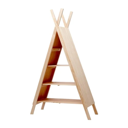 RNT By Really Nice Things Étagère Bibliothèque En Pin Massif Couleur Naturel Forme De Tipi 3 RNT By Really Nice Things Étagère Bibliothèque En Pin Massif Couleur Naturel Forme De Tipi