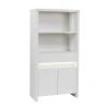 Schardt Etagère Blanc 2 Niches Et 2 Portes -Maisons du Monde boutique etagere blanc 2 niches et 2 portes