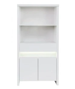 Schardt Etagère Blanc 2 Niches Et 2 Portes -Maisons du Monde boutique etagere blanc 2 niches et 2 portes 2