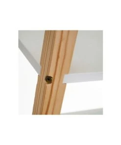 Wadiga Étagère Chambre Enfant 3 étages Blanc Et Bois - 60x30x76cm -Maisons du Monde boutique etagere chambre enfant 3 etages blanc et bois 60x30x76cm 2