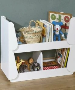 ID Kids Etagere Empilable Effet Bois Blanc -Maisons du Monde boutique etagere empilable effet bois blanc 5