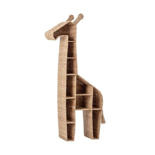 Maison Et Styles Etagère Girafe 46x25,5x148 Cm En Rotin Naturel 6 Maison Et Styles Etagère Girafe 46x25,5x148 Cm En Rotin Naturel - Image 4