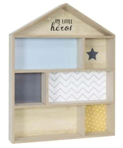 The Home Deco Kids Etagère Maison En Bois My Little Héros