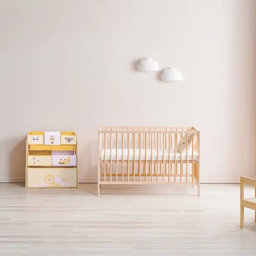 Beeloom Etagère Multifonctionnelle Pour Enfants En Bois Naturel Jaune 7 Beeloom Etagère Multifonctionnelle Pour Enfants En Bois Naturel Jaune - Image 6