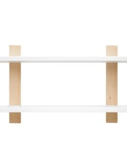 Bopita Étagère Murale Blanc Naturel