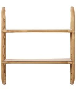 Maisons Du Monde Etagère Murale En Bambou Et Rotin Bicolore