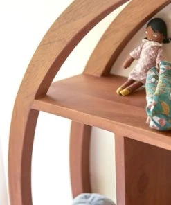 Tikamoon Etagère Murale Enfant En Teck Massif -Maisons du Monde boutique etagere murale enfant en teck massif 1