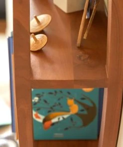 Tikamoon Etagère Murale Enfant En Teck Massif -Maisons du Monde boutique etagere murale enfant en teck massif 2