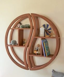 Tikamoon Etagère Murale Enfant En Teck Massif -Maisons du Monde boutique etagere murale enfant en teck massif 3