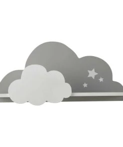 Maisons Du Monde Étagère Murale Nuage Blanche Et Grise