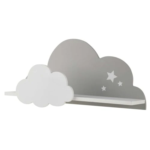 Maisons Du Monde Étagère Murale Nuage Blanche Et Grise 4 Maisons Du Monde Étagère Murale Nuage Blanche Et Grise - Image 2