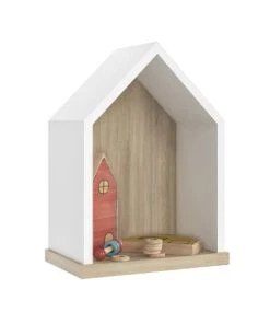 Galipette Etagère Nichoir Chêne Blanc -Maisons du Monde boutique etagere nichoir chene blanc 2