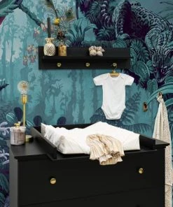 Bopita Étagère Noir Mat En Panneaux De Particules -Maisons du Monde boutique etagere noir mat en panneaux de particules 4