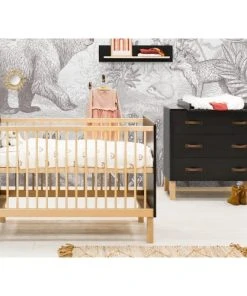 Bopita Étagère Noir Mat Naturel -Maisons du Monde boutique etagere noir mat naturel 3