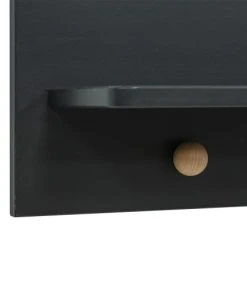 Bopita Étagère Noir Mat/naturel En MDF Et Hêtre -Maisons du Monde boutique etagere noir mat naturel en mdf et hetre 3