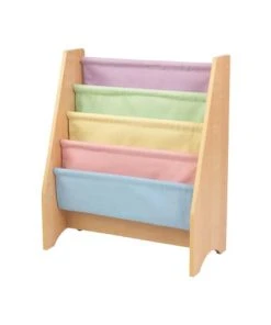 KidKraft Etagère Tissus Pastel Rangement Livres