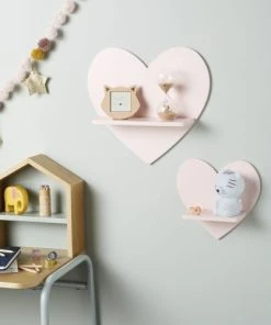 Maisons Du Monde Etagères En Bois De Peuplier Rose (x2) -Maisons du Monde boutique etageres en bois de peuplier rose x2 1000 2 6 225711 3