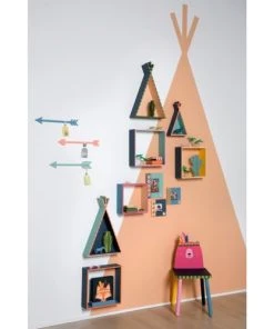 Artemio Étagères En Bois Enfant Tipi H45cm Et H26cm -Maisons du Monde boutique etageres en bois enfant tipi h45cm et h26cm 2
