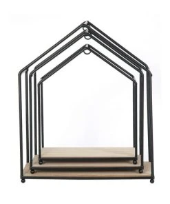 The Home Deco Factory Étagères Filaires Maison - Lot De 3 -Maisons du Monde boutique etageres filaires maison lot de 3 2