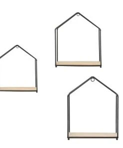 The Home Deco Factory Étagères Filaires Maison - Lot De 3