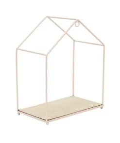 The Home Deco Factory Étagères Filaires Maison Rose - Lot De 3 -Maisons du Monde boutique etageres filaires maison rose lot de 3 2