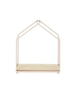 The Home Deco Factory Étagères Filaires Maison Rose - Lot De 3 -Maisons du Monde boutique etageres filaires maison rose lot de 3 3