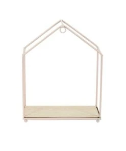 The Home Deco Factory Étagères Filaires Maison Rose - Lot De 3 -Maisons du Monde boutique etageres filaires maison rose lot de 3 4