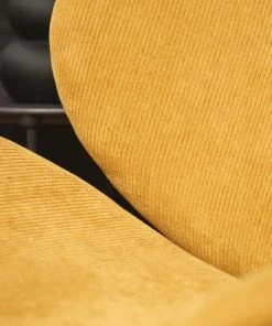 TODAY Fauteuil Arrondi En Velours Côtelé Marron Et Métal -Maisons du Monde boutique fauteuil arrondi en velours cotele marron et metal 2