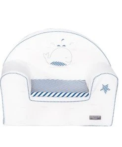 Sauthon Fauteuil Club 42x41cm En Coton Blanc