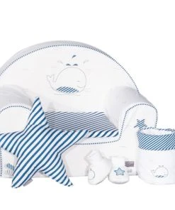 Sauthon Fauteuil Club 42x41cm En Coton Blanc -Maisons du Monde boutique fauteuil club 42x41cm en coton blanc 6