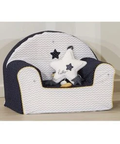 Sauthon Fauteuil Club 42x51cm En Coton Blanc -Maisons du Monde boutique fauteuil club 42x51cm en coton blanc 2