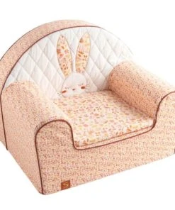 Sauthon Fauteuil Club En Coton Rose