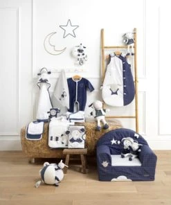 Sauthon Fauteuil Club Pour Enfant 48x40cm En Coton Bleu -Maisons du Monde boutique fauteuil club pour enfant 48x40cm en coton bleu 3