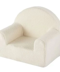 Maisons Du Monde Fauteuil Enfant à Bouclettes Blanches